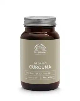 De Online Drogist Mattisson HealthStyle Organic Kurkuma Turmeric Capsules aanbieding