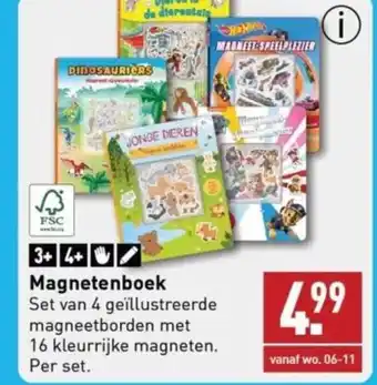 ALDI Magnetenboek aanbieding