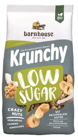 De Online Drogist Barnhouse Krunchy Low Sugar Crazy Nuts Biologische Muesli aanbieding