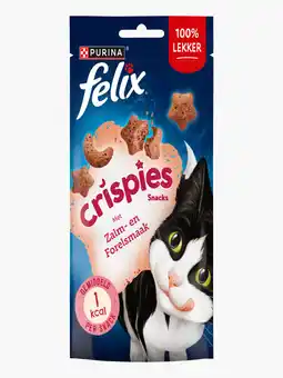 Flink Felix Crispies Zalm/Forel 48g aanbieding