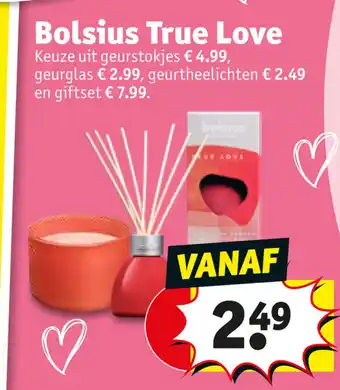 Kruidvat Bolsius True Love aanbieding