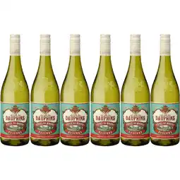 Albert Heijn Les Dauphins Reserve côtes du rhône blanc 6-pack aanbieding