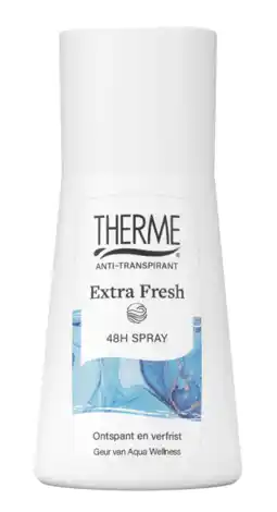 De Online Drogist Therme Extra Fresh 48H Deo Spray aanbieding