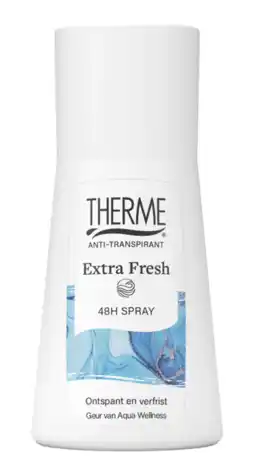 De Online Drogist Therme Extra Fresh 48H Deo Spray aanbieding