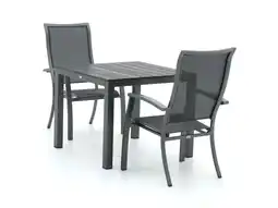 Kees Smit Bellagio Lugo/Fidenza 90cm dining tuinset 3-delig stapelbaar aanbieding