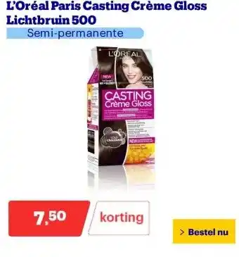 Bol.com L’Oréal Paris Casting Crème Gloss Lichtbruin 500 aanbieding