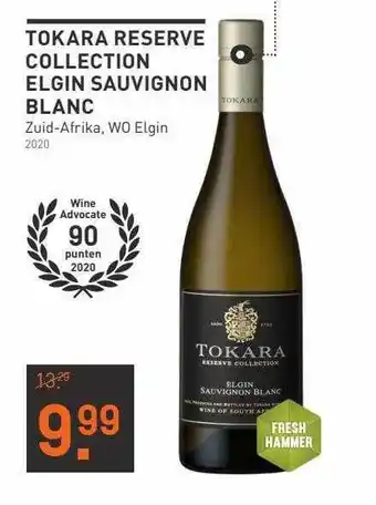 Gall & Gall Tokara Reserva Collection Elgin Sauvignon Blanc Zuid-Afrika, WO Elgin 2020 aanbieding