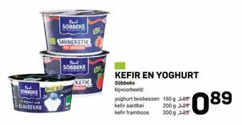 Ekoplaza Kefir En Yoghurt Söbbeke 150g aanbieding