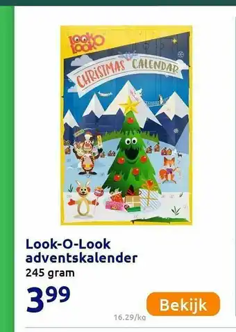 Action Look-O-Look Adventskalender 245 Gram aanbieding