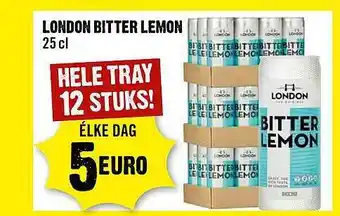 Dirck 3 London Bitter Lemon 25 Cl aanbieding