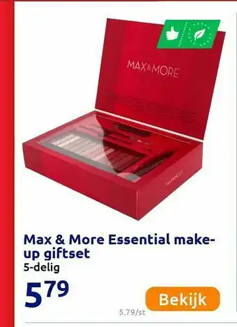 Action Max & More Essential Make-Up Giftset	5-Delig aanbieding