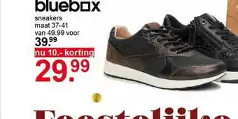 Scapino Bluebox Sneakers 10.- Korting aanbieding