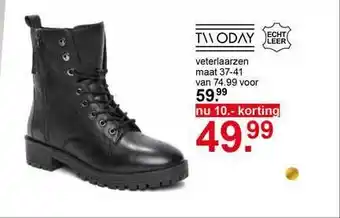 Scapino Twoday Veterlaarzen 10.- Korting aanbieding