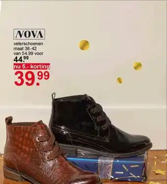 Scapino Nova Veterschoenen 5.- Korting aanbieding