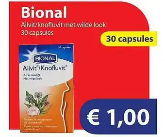 Die Grenze Bional Ailvit-Knofluvit Met Wilde Look 30 Capsules aanbieding