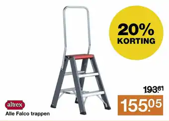 BOUWMAAT Altrex Alle Falco Trappen 20% Korting aanbieding