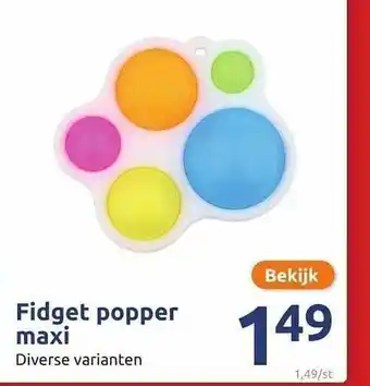 Action Fidget Popper Maxi aanbieding