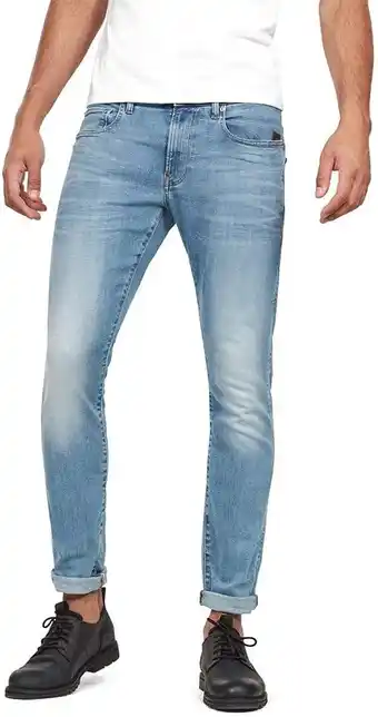 Amazon G-Star Raw Jeans heren Revend Skinny , Blauw , 40W / 32L aanbieding