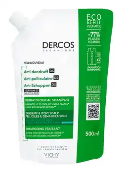 De Online Drogist Vichy Dercos Anti Dandruff Dermatological Shampoo Normal To Oily Hair aanbieding