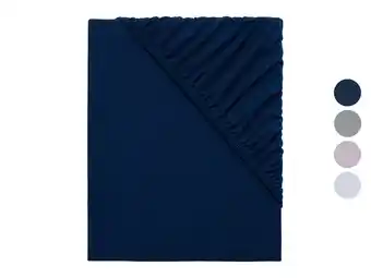 Lidl Emma Jersey hoeslaken 180-200 x 200 cm aanbieding