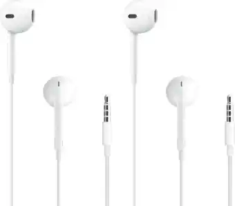 Coolblue Apple Earpods 3,5 mm Jack duo pack aanbieding