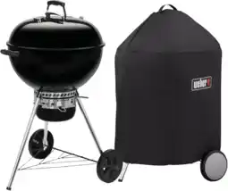 Coolblue Weber Original Kettle E-5730 57 cm Zwart + Weber Luxe Hoes 57 cm aanbieding