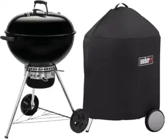 Coolblue Weber Original Kettle E-5730 57 cm Zwart + Weber Luxe Hoes 57 cm aanbieding