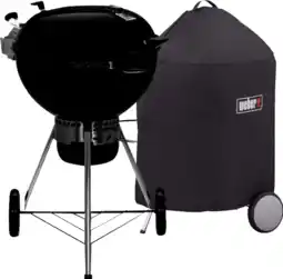 Coolblue Weber Master Touch Premium SE E-5775 Zwart + Weber luxe hoes 57 cm aanbieding