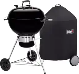 Coolblue Weber Master Touch GBS E-5750 57 cm Zwart + Weber Luxe Hoes 57 cm aanbieding