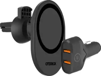 Coolblue Otterbox Telefoonhouder Auto met MagSafe Magneet + BlueBuilt Autolader Quick Charge aanbieding