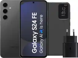 Coolblue Samsung Galaxy S24 FE 256GB Grijs 5G + Accessoirepakket aanbieding