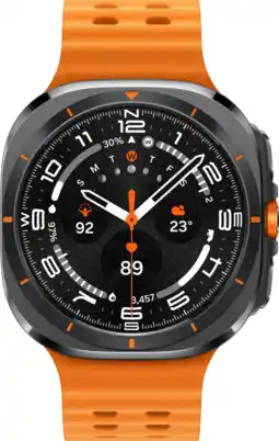 Coolblue Samsung Galaxy Watch Ultra 4G Grijs/Oranje 47mm aanbieding