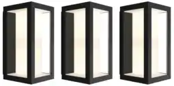 Coolblue Philips Hue Impress muurlamp White and Color zwart smal 3-pack aanbieding