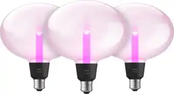 Coolblue Philips Hue Lightguide Ellipse White and Color E27 3-pack aanbieding