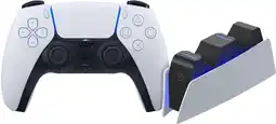 Coolblue Sony PlayStation 5 DualSense Draadloze Controller + BlueBuilt oplaadstation aanbieding