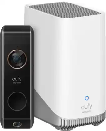 Coolblue Eufy Video Doorbell Dual 2 Pro + HomeBase 3 aanbieding