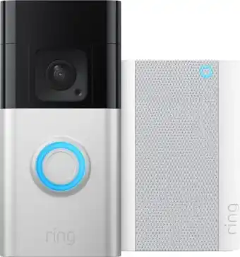 Coolblue Ring Battery Video Doorbell Plus + Chime Pro aanbieding