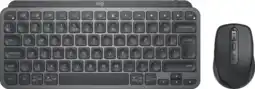 Coolblue Logitech MX Keys Mini Draadloos Qwerty Grafiet + Logitech MX Anywhere 3S Compact Zwart aanbieding