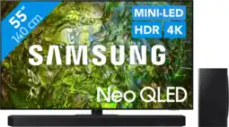 Coolblue Samsung Neo QLED 4K 55QN90D (2024) + Soundbar aanbieding