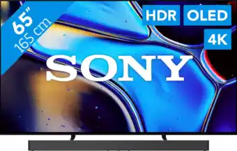 Coolblue Sony 65'' Bravia 8 OLED 4K (2024) + Soundbar aanbieding