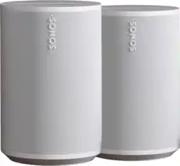 Coolblue Sonos Era 100 Wit Duopack aanbieding