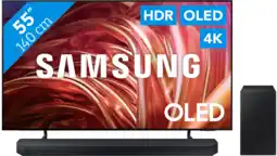 Coolblue Samsung OLED 4K 55S85D (2024) + Samsung HW-Q600C (2023) aanbieding