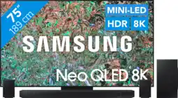 Coolblue Samsung Neo QLED 8K 75QN800D (2024) + Soundbar aanbieding