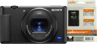 Coolblue Sony ZV-1 Vlog + Jupio NP BX1 Battery Kit aanbieding