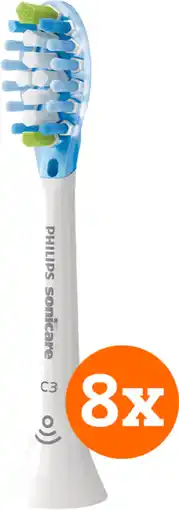 Coolblue Philips Sonicare Premium Plaque Defense Wit (8 stuks) aanbieding