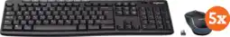 Coolblue Logitech MK270 Draadloos Toetsenbord en Muis QWERTY 5-Pack aanbieding