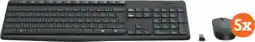 Coolblue Logitech MK235 Draadloze Toetsenbord en Muis QWERTY 5-Pack aanbieding
