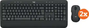 Coolblue Logitech MK545 Draadloze Toetsenbord en Muis QWERTY 2-Pack aanbieding