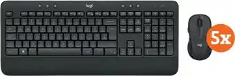 Coolblue Logitech MK545 Draadloze Toetsenbord en Muis QWERTY 5-Pack aanbieding