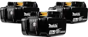 Coolblue Makita BL1850B LXT 18V 5,0 Ah accu 3-pack aanbieding